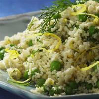 Whole-Wheat Couscous with Parmesan and Peas image