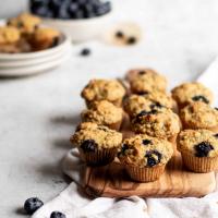 Blueberry Cornmeal Mini Muffins_image