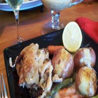 Roasted Chicken With Spring Vegetables and Lemon-Honey Sauce image