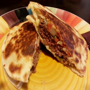 Spicy & Cheesy Quesadilla Burgers_image