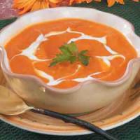 Chilled Squash and Carrot Soup image