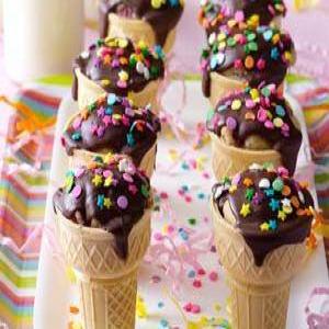 Strawberry Muffin Cones Recipe_image