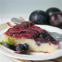 Plum Blueberry Upside Down Cake_image