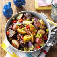 Red, White & Blue Potato Salad_image