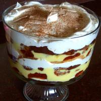 Bananas Foster Trifle With Blueberries image