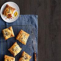 Spiced 'chorizo' pastry slices image