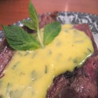 Lamb Chops With Minted Hollandaise Sauce image
