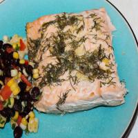 Baked Salmon With Dill_image