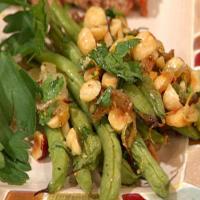 Roasted Green Beans with Shallots and Hazelnuts image