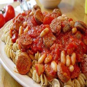 Rotini with Italian Sausage and Cannellini Beans_image