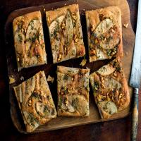 Sweet Whole Wheat Focaccia with Pears and Walnuts_image