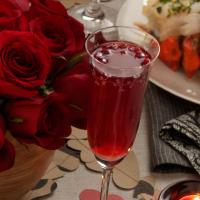 Pomegranate Champagne Cocktail_image
