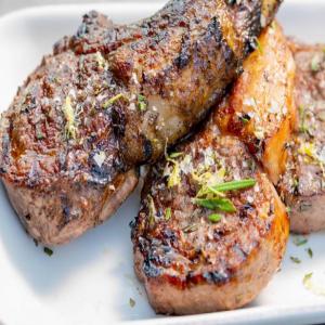 Grilled Lamb Chops with Rosemary Salt image