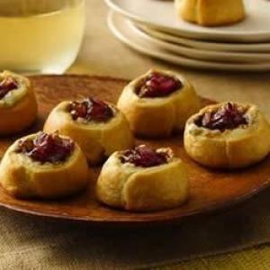 Blue Cheese and Red Onion Jam Crescent Thumbprints image