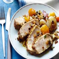 Sicilian Swordfish with Sweet-and-Sour Vegetables image