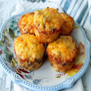 Sausage, Egg & Cheese Coconut Flour Muffins_image