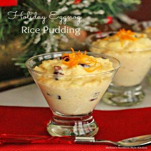 Holiday Eggnog Rice Pudding_image