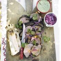 Indian spiced barbecued lamb image
