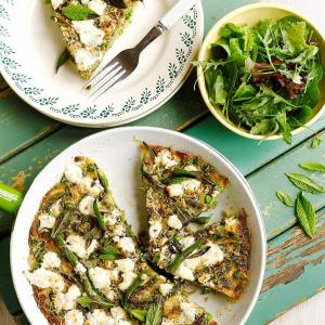 Summer vegetable & goat's cheese frittata_image