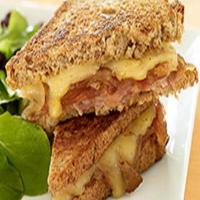 Ham and Caramelized Onion Grilled Cheese image