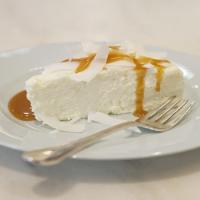 Coconut Pudding with Caramel Sauce image