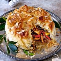 Moroccan-spiced turkey pie image