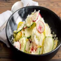 Summer Squash Salad with Radishes & Manchego image