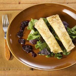 Herb Crepes with Wild Mushrooms_image