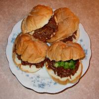 Half-Time Shredded Beef Sandwiches image