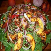Just Peachy Spinach Salad image