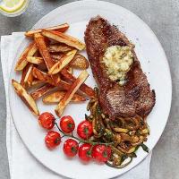 Steak & chips for one image