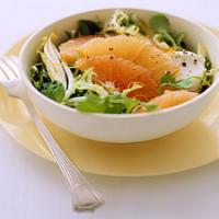 Mixed Lettuces with Grapefruit, Goat Cheese, and Black Pepper image