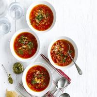 Tomato & rice soup image
