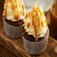 Sticky toffee cupcakes with salted caramel buttercream recipe_image