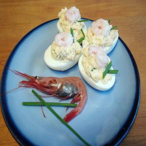 Shrimp Deviled Eggs image