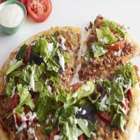 Salad-Topped Taco Pizza image