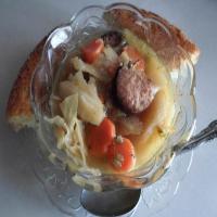 SPICY SAUSAGE AND CABBAGE STEW_image