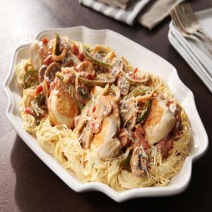 Chicken Cacciatore with Creamy Angel Hair image