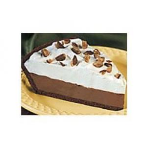 Reduced Fat Chocolate Toffee Cream Pie image