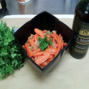 Marsala Glazed Carrots With Pinenuts (Gluten Free)_image
