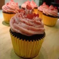 Raspberry Frosting for brownies_image