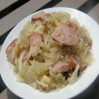 Kielbasa Sausage With Caraway Sauerkraut_image