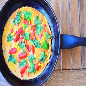 Sweetcorn Omelette image