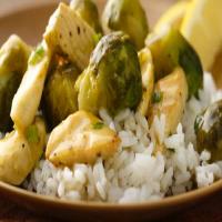 Spicy Lemon Chicken with Brussels Sprouts_image