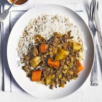 Indian beef keema with carrots & potatoes image
