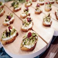 Charred Brussels Sprout Crostini image