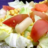 Salad with White Asparagus and Sherry Vinegar and Olive Oil_image