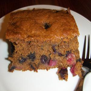 Spicy Molasses Blueberry Cake image