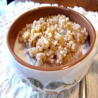 Maple Walnut Hot Cereal With Quinoa image