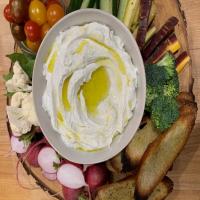 Whipped Ricotta with Crudite and Garlic Toasts_image